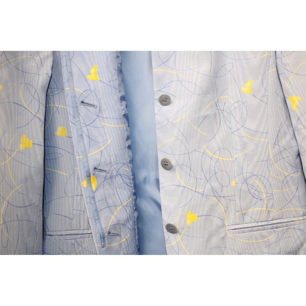 Vintage 90s/80s Louis Feraud Unique Abstract Wearable Artsy‎ Retro Blazer Size 4 - Picture 5 of 11